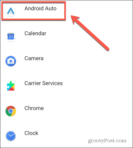Android auto programa