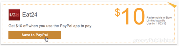 Gaukite 10 USD nemokamai bet kuriame „Eat24“ restorane naudodami „PayPal“ programą