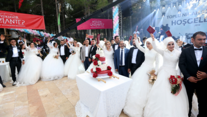 Fatma Şahin pasirinko susituokti 50 porų Gaziantepe!