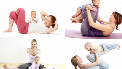 Kokius pratimus reikėtų atlikti po gimdymo? Įtempti pilvo judesiai