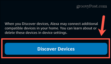 „Alexa Discover“ įrenginius