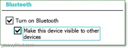 kad jūsų „Bluetooth“ įrenginys būtų aptinkamas
