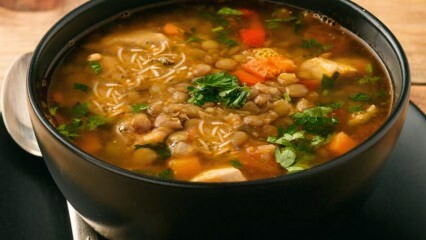  Lęšių makaronų sriubos receptas