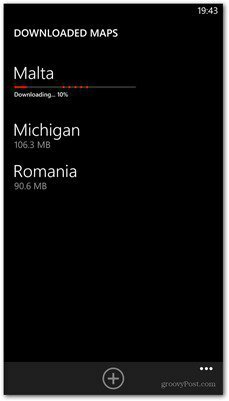 „Windows Phone 8“ žemėlapio atsisiuntimas