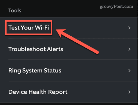 „Wi-Fi“ skambėjimo bandymas