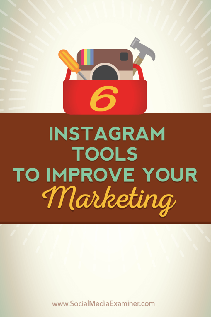 instagram rinkodaros įrankiai