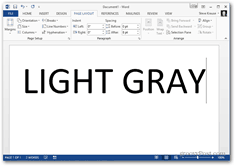 „Office 2013“ pakeisti spalvos temą - šviesiai pilka tema
