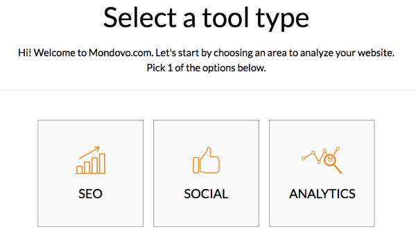 „Mondovo“ pasirinkite įrankio tipą.