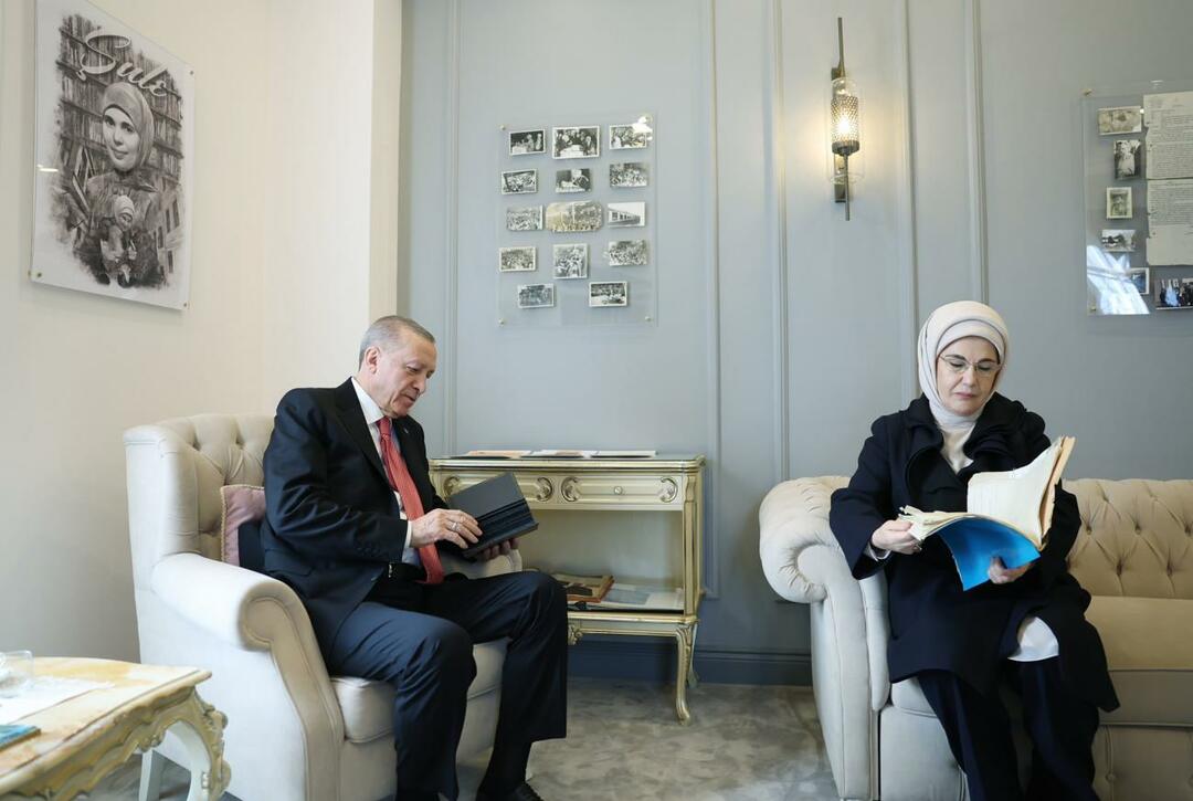 Prezidentas Recepas Tayyipas Erdoganas ir jo žmona Emine Erdogan