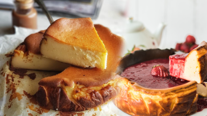 Kaip pasigaminti garsų pastarojo meto San Sebastiano sūrio pyragą?