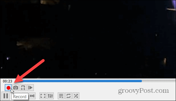 Apkarpykite vaizdo įrašus naudodami VLC