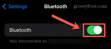 iphone bluetooth įjungtas