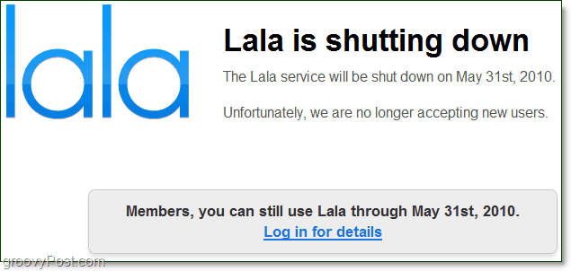 lala.com išsijungia