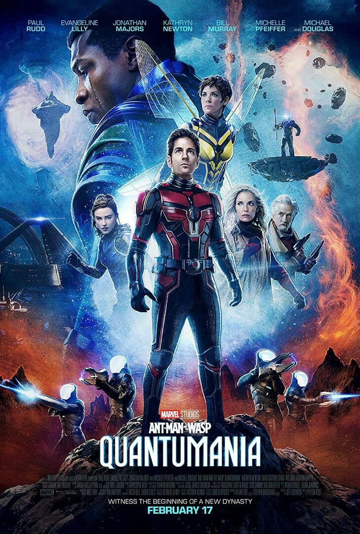 Filmo „Ant-Man and the Wasp: Quantumania“ plakatas