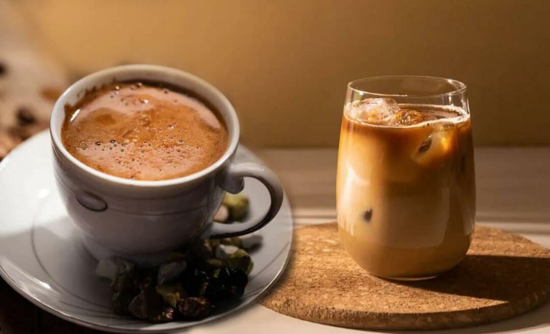 Kaip pasigaminti ledinę kavą su turkiška kava? Šaltos kavos ruošimas iš turkiškos kavos