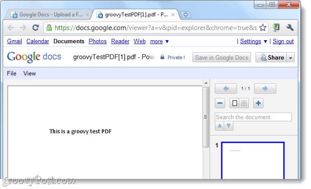 pdf failo peržiūra „Google“ dokumentuose