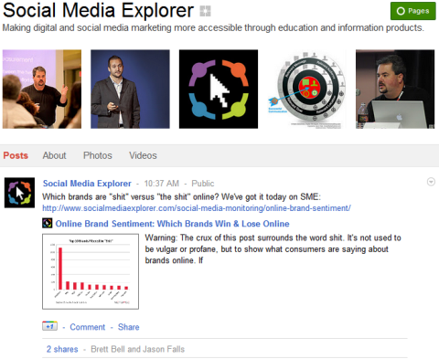 „Google+“ puslapiai - socialinių tinklų naršyklė