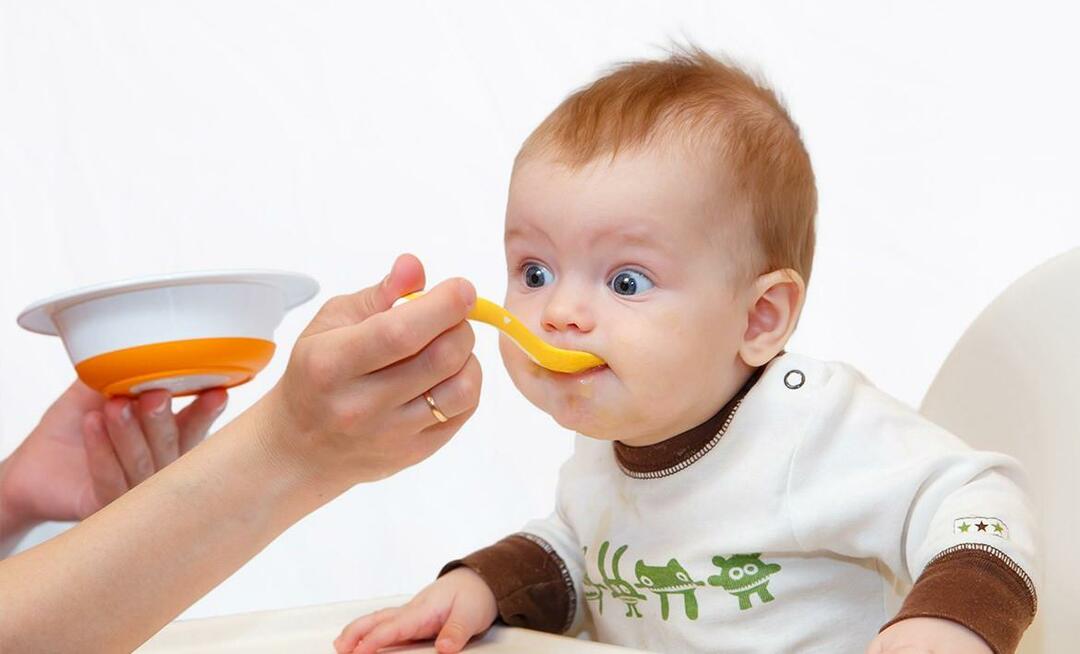 kūdikio valgymas