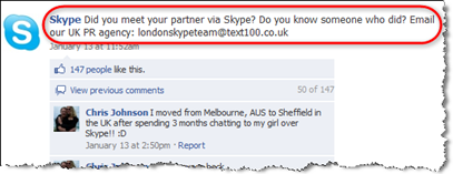 „Skype“ „Facebook“