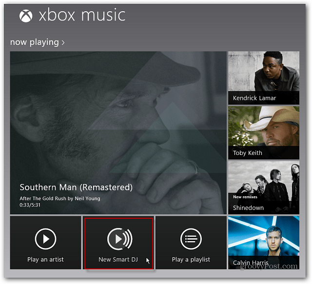 Kaip naudoti „Xbox Music Smart DJ“ „Windows 8“