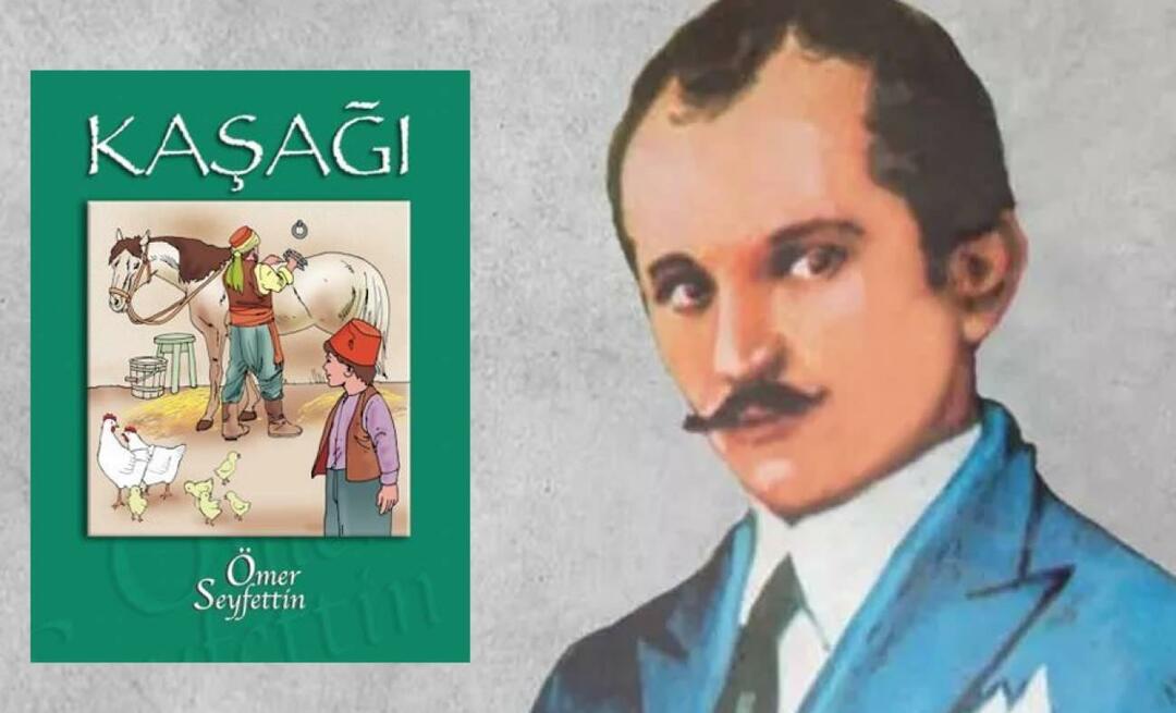 Nepamirštama Ömero Seyfettino istorija: Kağızı! Kas yra knygos „Kağı“ tema?