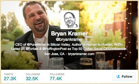 Bryan Kramer twitter