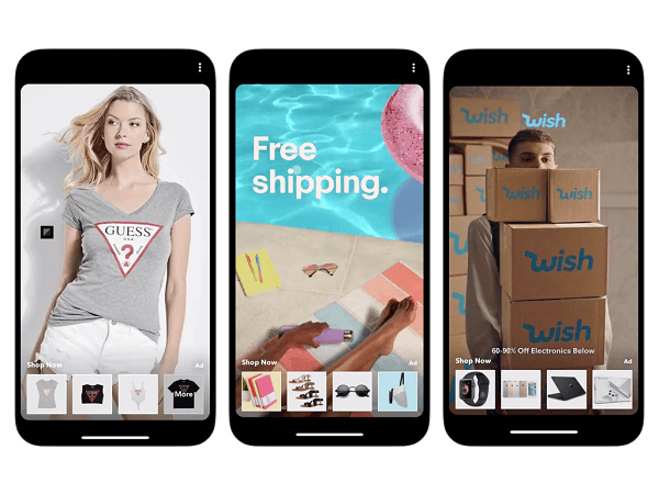 Be integracijos su „Amazon“ įdiegimo, „Snapchat“ padarys „Shoppable Snap“ skelbimus visiems reklamuotojams prieinamus per spalio mėnesį teikiamą savitarnos skelbimų pirkimo platformą.