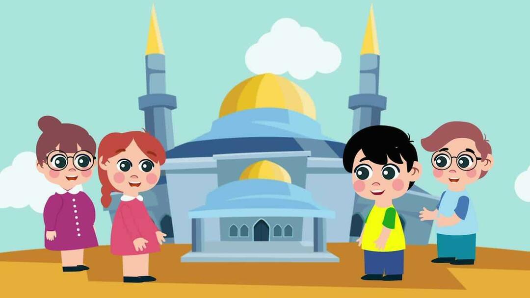 Kaip vaikams paaiškinti Jeruzalę, kur pirmoji mūsų kibla yra Masjid al-Aqsa