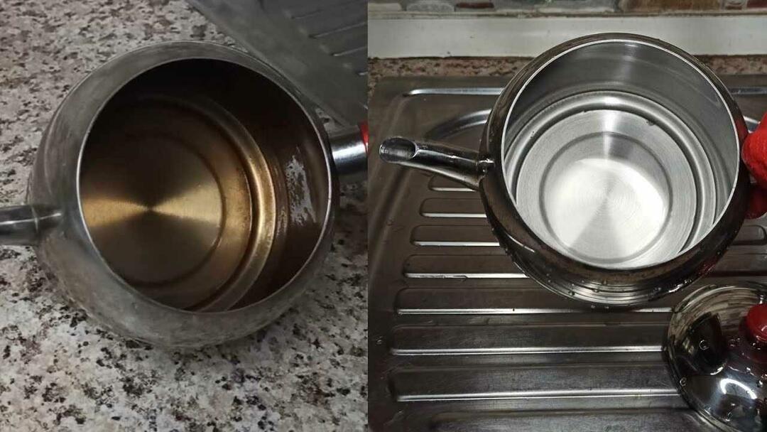 Kaip valyti plieninį arbatinuką?