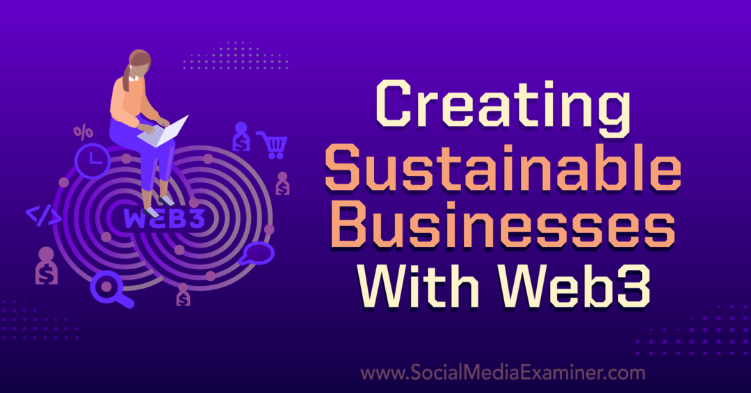 Tvaraus verslo kūrimas naudojant Web3: Socialinės medijos ekspertas