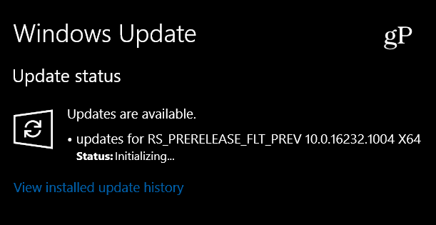 Išleista „Windows 10 Insider Preview Build 16232.1004“, tik nedidelis atnaujinimas
