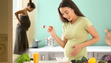 Maistas, dėl kurio kūdikis nėštumo metu priauga svorio! Kodėl negimęs kūdikis nepriauga svorio?