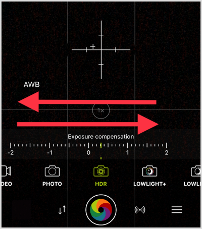 procamera HDR įrankio koregavimas
