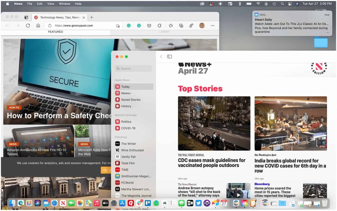 „Mac“ ekrano kopijos