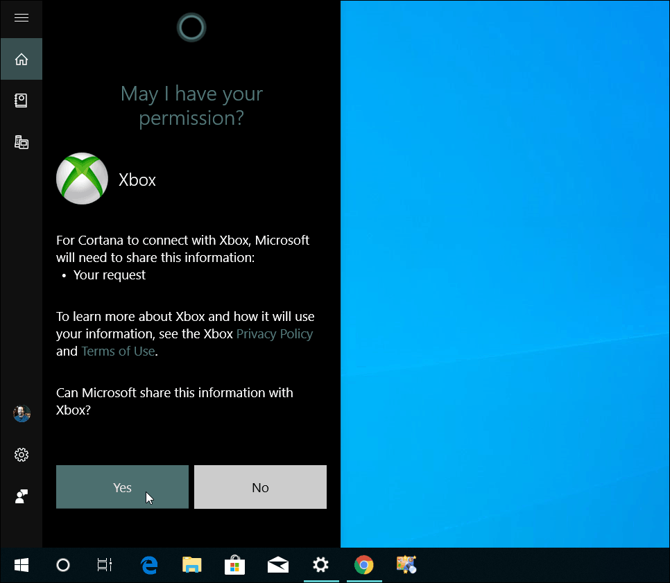 Prijunkite „Xbox One Cortana“ kompiuterį