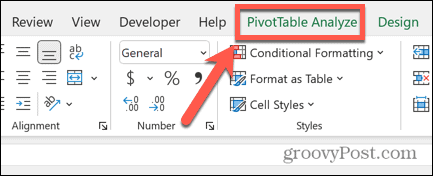 „Excel Pivot“ analizė