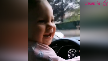 Mėgaukitės automobiliu su Hakano Hatipoğlu dukra Lila!