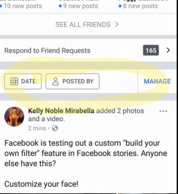 Panašu, kad „Facebook“ pateikia paprastą būdą ieškoti, filtruoti ir tvarkyti įrašus, kuriuos sukūrė jūsų, jūsų draugai ar visi.