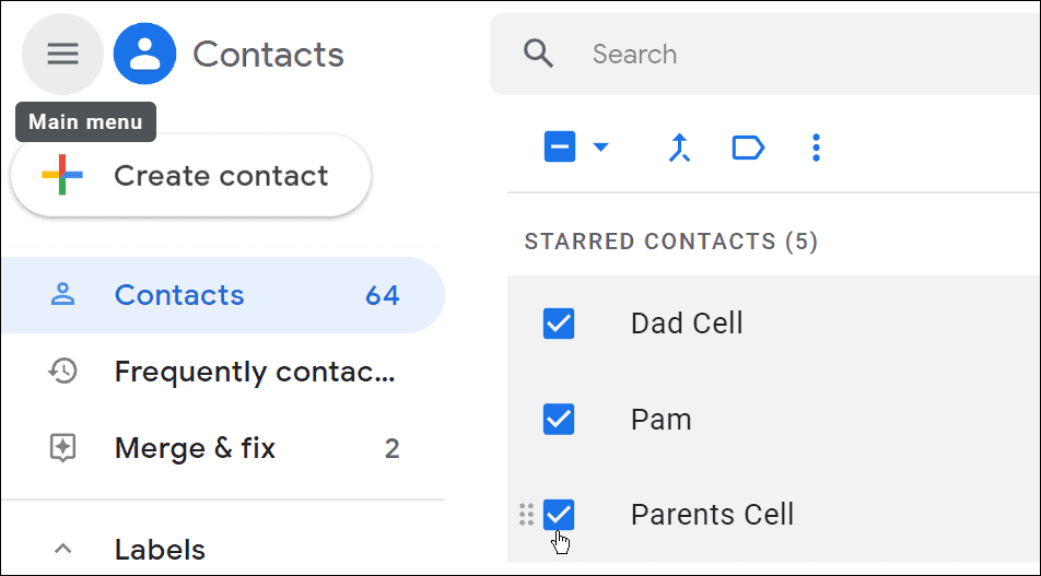 patikrinti kontaktus sukurkite grupės el. pašto sąrašą Gmail