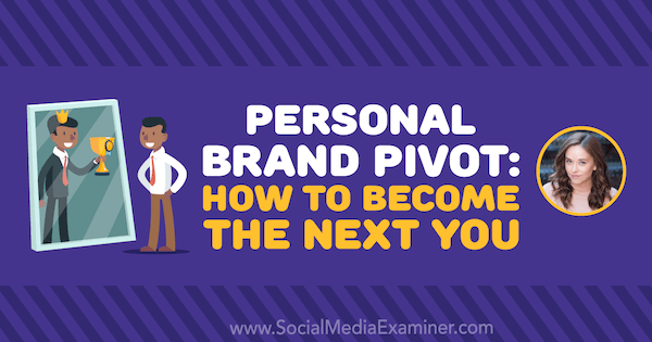Asmeninio prekės ženklo „Pivot“: kaip tapti kitu, pateikdamas Amy Landino įžvalgas socialinės žiniasklaidos rinkodaros tinklalaidėje.