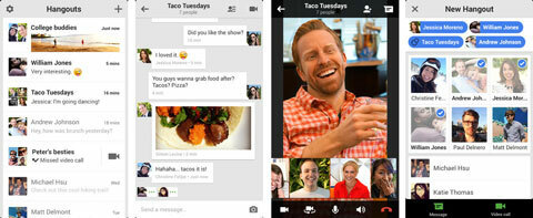 „Google Hangout“ programa