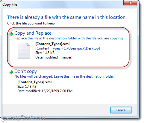pakeisti .xml failus „Windows 7“