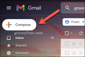 „Gmail“ kūrimo mygtukas