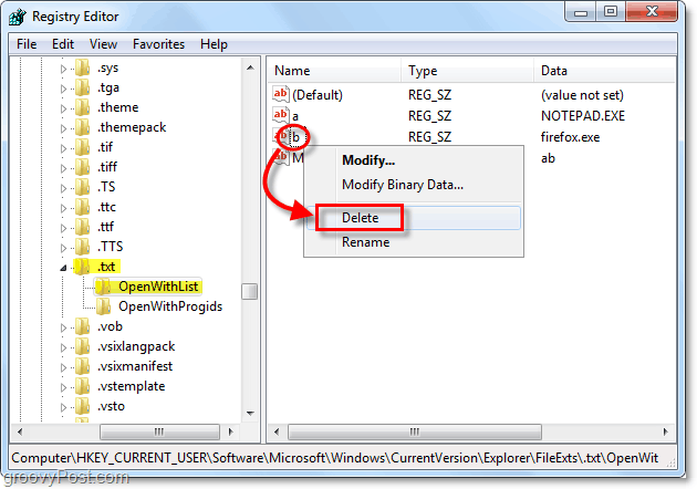 Kaip pašalinti programas iš meniu „Atidaryti naudojant“ „Windows 7“