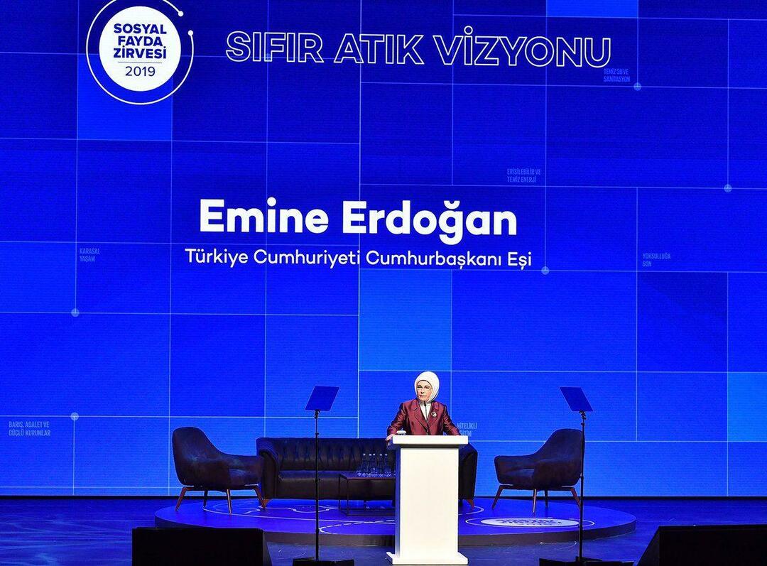 Emine Erdoğan Zero Waste judėjimas 