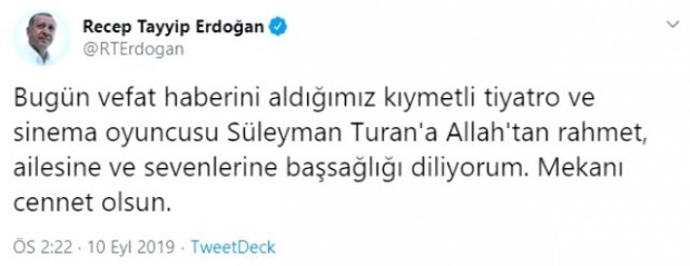 recep tayyip erdoğan užuojautos dalijimasis