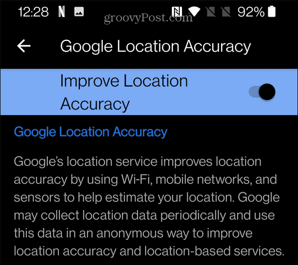 „Google“ vietos tikslumas