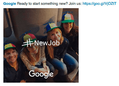 google linkedin skelbimas ieškant talentų