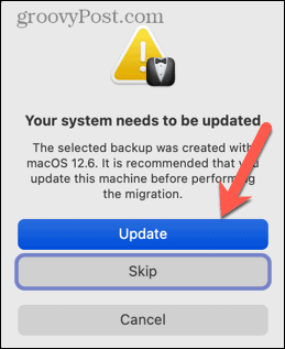 „Mac“ naujinimo OS