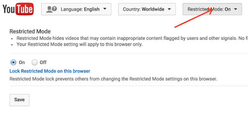 „YouTube“ perkainoja, kaip Ribotasis režimas turėtų veikti svetainėje.